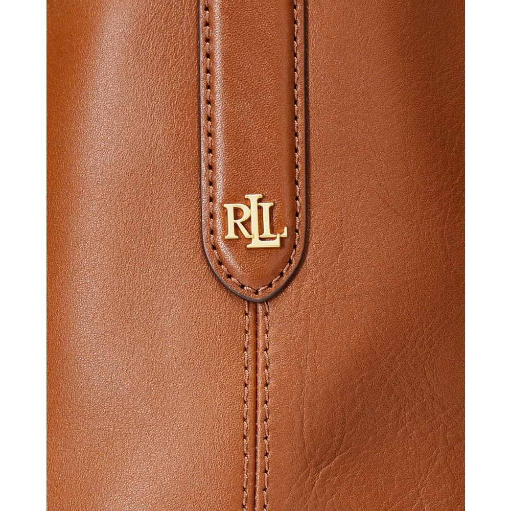 商品Ralph Lauren|Kassie Large Leather Shoulder Bag,价格¥3542,第4张图片详细描述