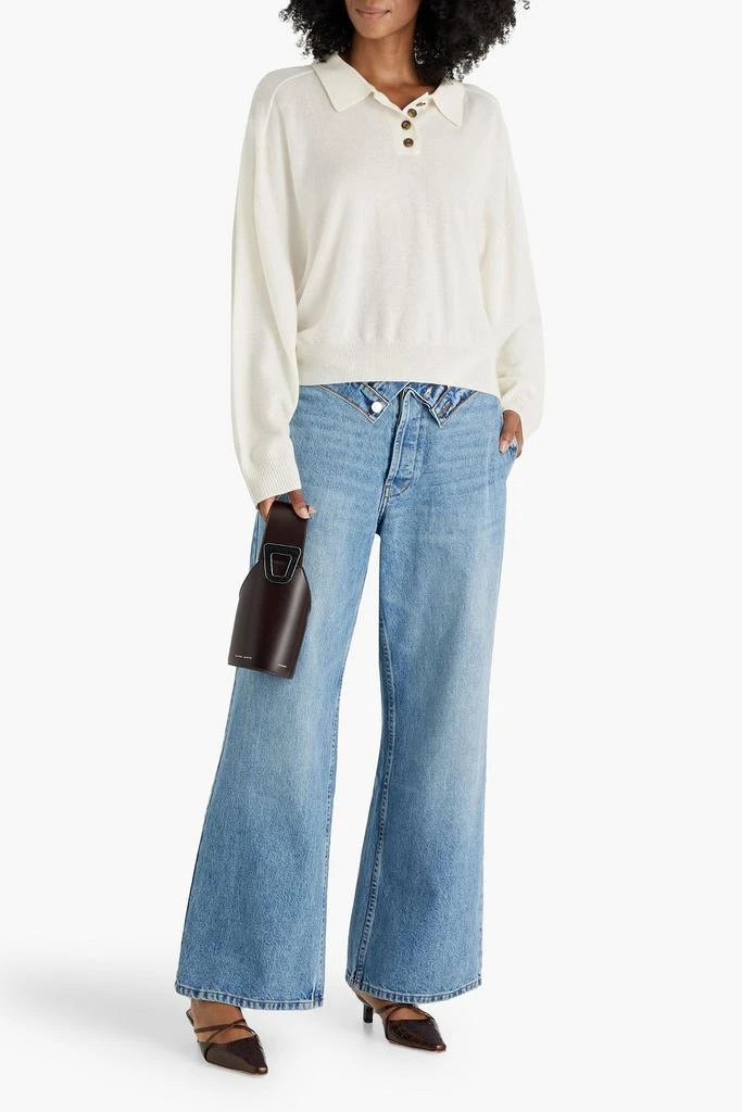 商品Loulou Studio|Forana cashmere polo sweater,价格¥893,第2张图片详细描述