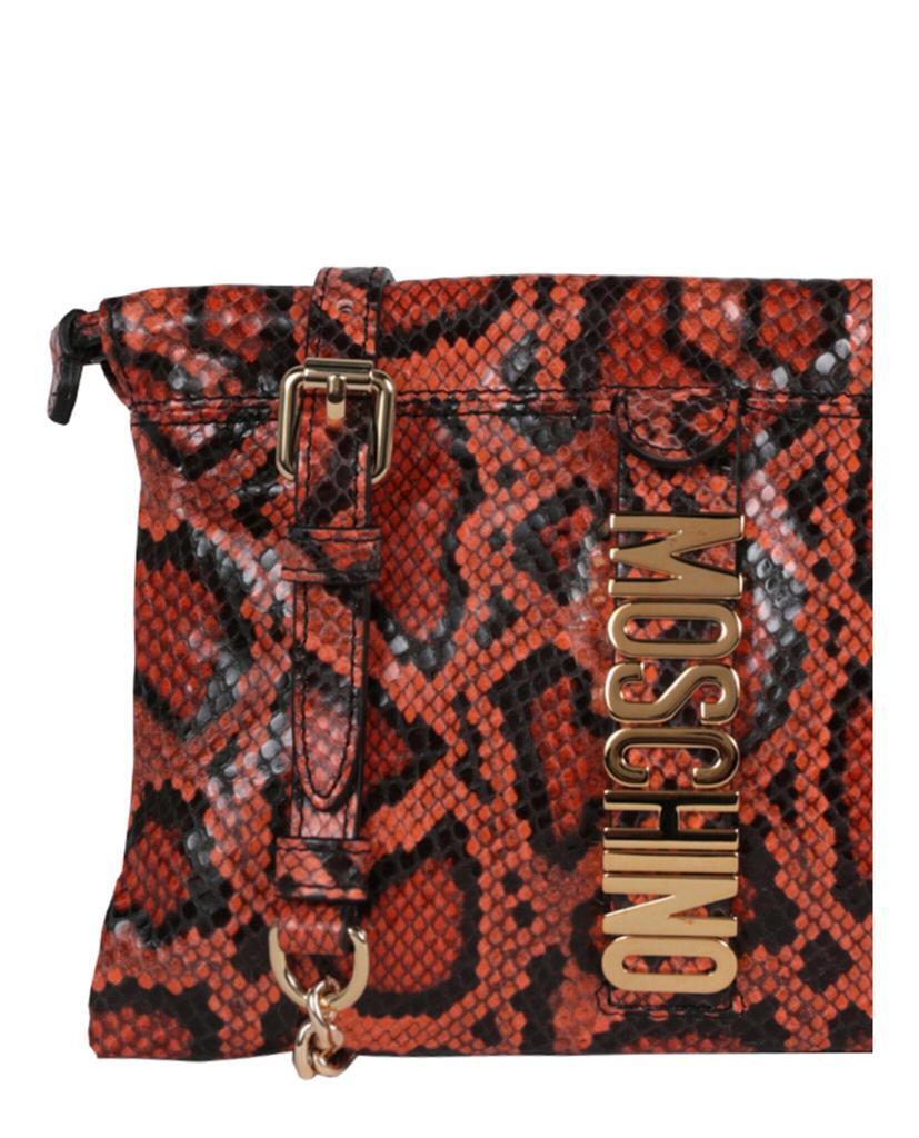 商品Moschino|Snakeskin-Embossed Crossbody Bag,价格¥4092,第5张图片详细描述