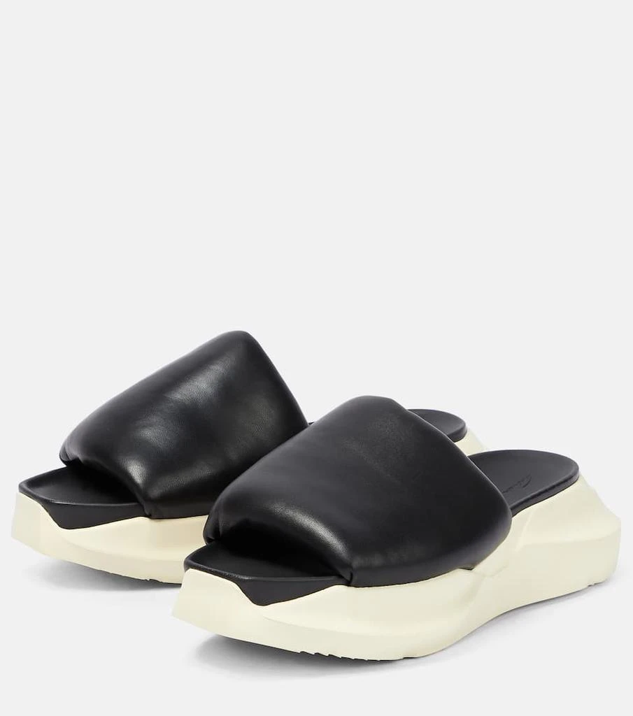 商品Rick Owens|Geth皮革厚底凉拖鞋,价格¥3551,第5张图片详细描述