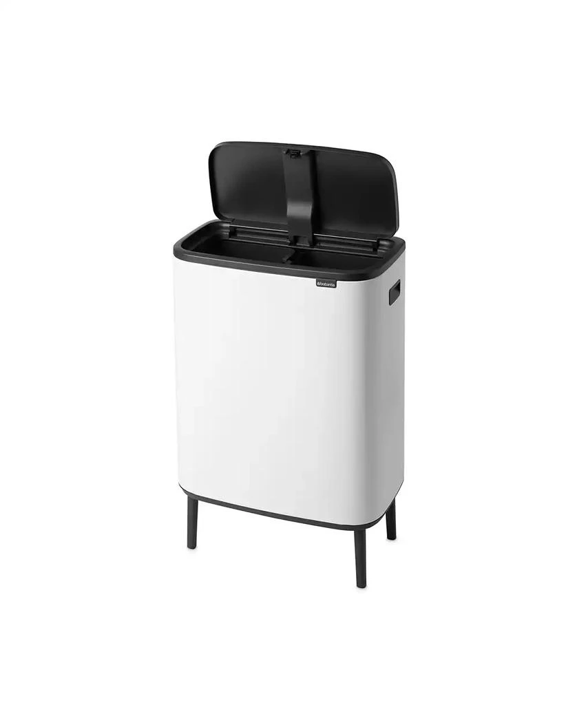 商品Brabantia|Bo Touch Top Hi Dual Compartment Trash Can, 2 x 8 Gallon, 2 x 30 Liter,价格¥1968,第2张图片详细描述