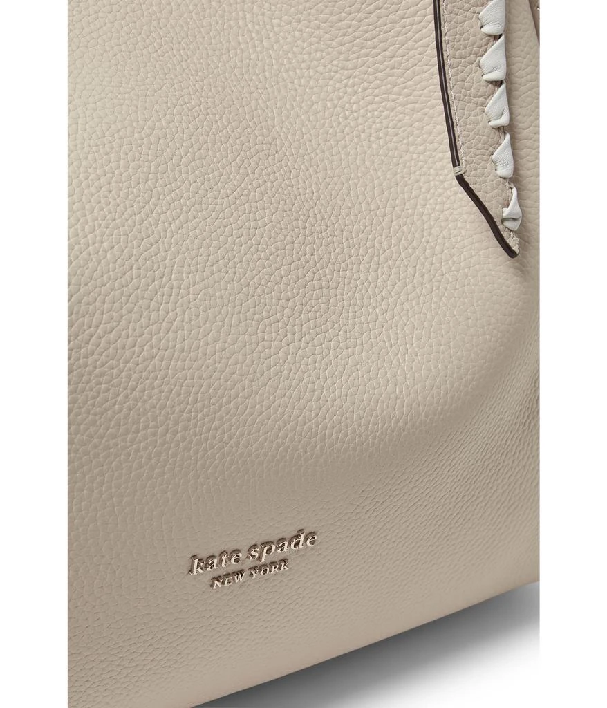 商品Kate Spade|Knott Whipstitched Pebbled Leather Large Shoulder Bag,价格¥2871,第4张图片详细描述