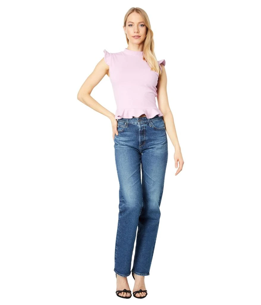 商品Susana Monaco|Ruffle Sleeve Top,价格¥643,第4张图片详细描述