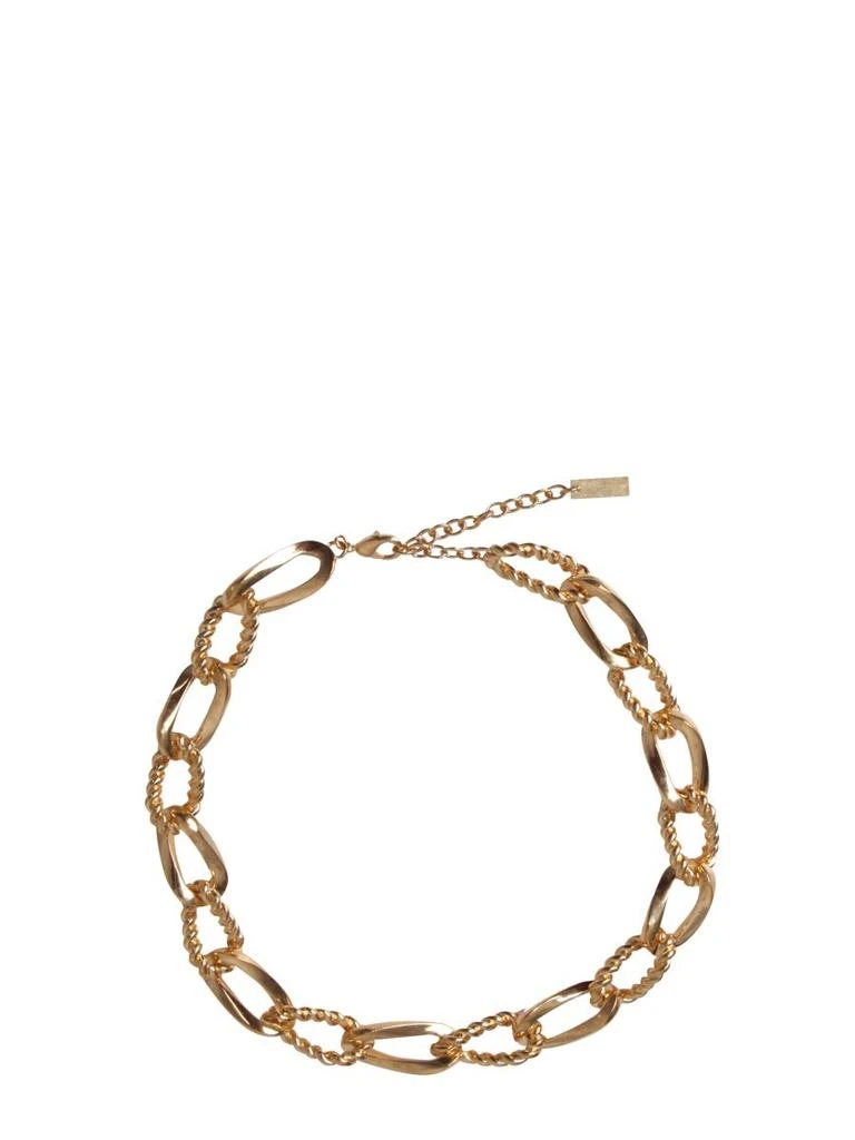 商品Yves Saint Laurent|Saint Laurent Logo Detailed Chain-Link Necklace,价格¥3583,第1张图片