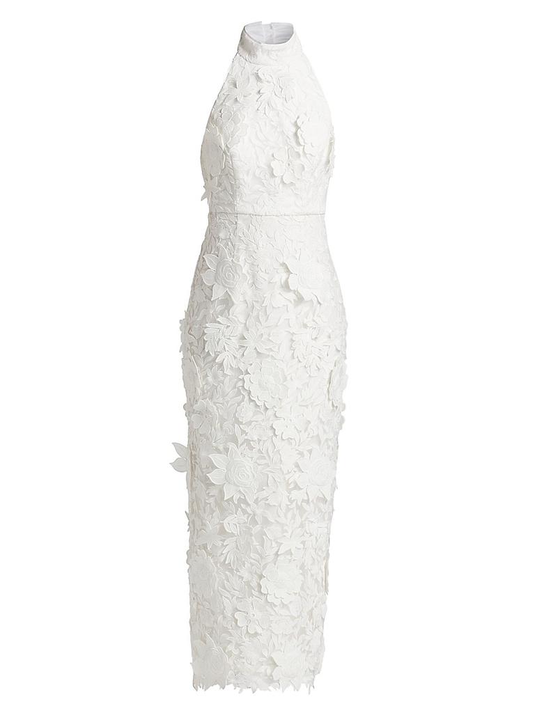 chinese dress ladies Mesh 3D Butterfly Lace Up Back Sheath Dress – Camille La Vie