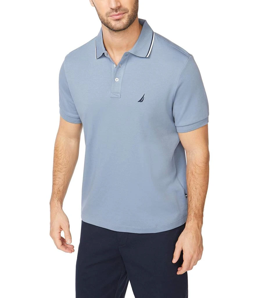 商品Nautica|Men's Slim Fit Short Sleeve Solid Soft Cotton Polo Shirt,价格¥185,第1张图片