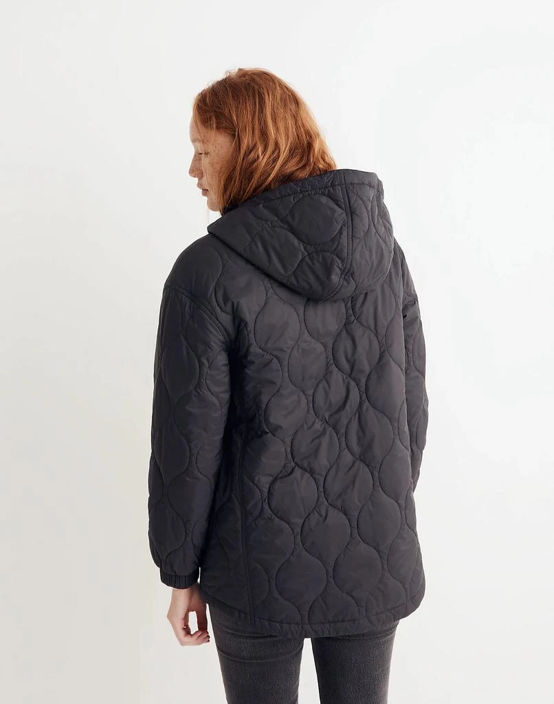 商品Madewell|Quilted Packable Popover Puffer Jacket,价格¥995,第3张图片详细描述