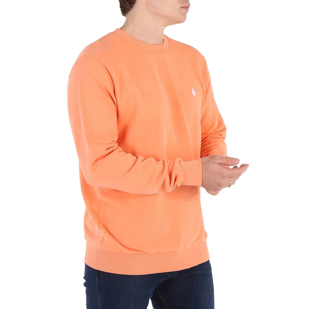 商品Marcelo Burlon|Men's Orange Tempera Cross Print Sweatshirt,价格¥817,第2张图片详细描述