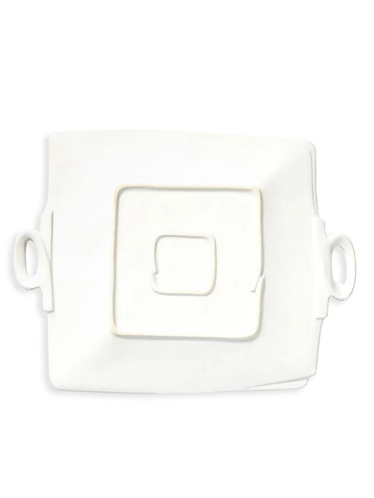 商品Vietri|Lastra Ceramic Poppy Handled Square Platter,价格¥1230,第2张图片详细描述