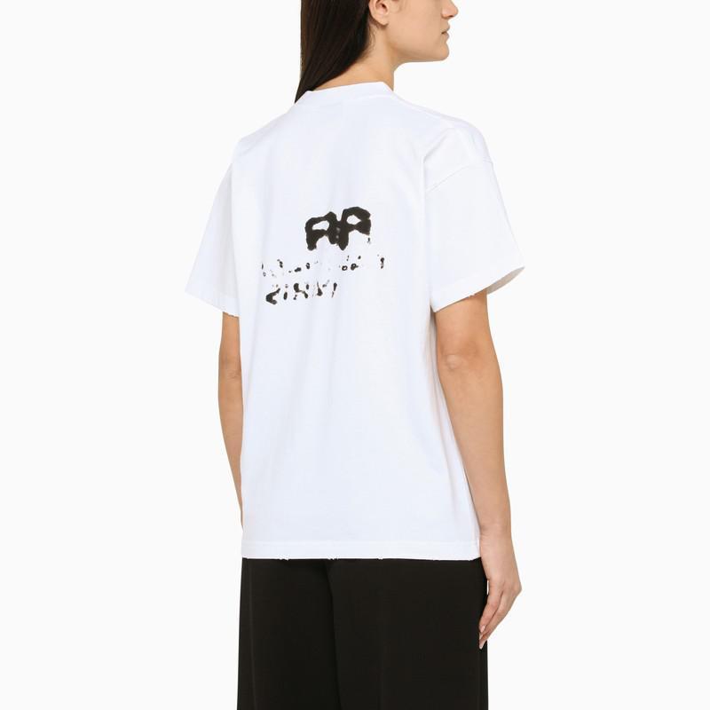 商品Balenciaga|Balenciaga T-shirt with logo,价格¥3609,第5张图片详细描述