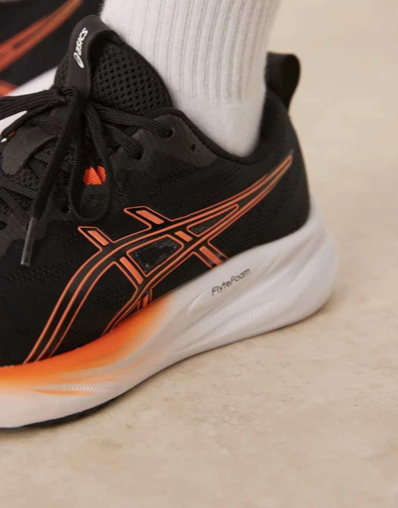 商品Asics|Asics Gel-Pulse 16 running trainers in black and nova orange,价格¥1040,第4张图片详细描述