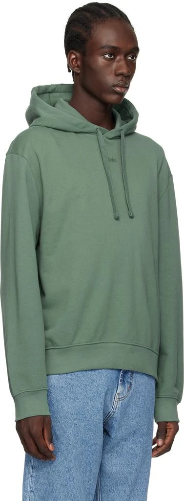 商品Hugo Boss|Green Bonded Hoodie,价格¥959,第2张图片详细描述