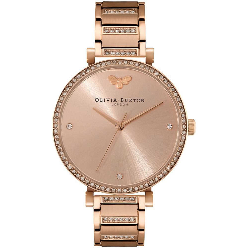 Women's T-Bar Carnation Gold-Tone Stainless Steel Bracelet Watch 32mm商品第1张图片规格展示