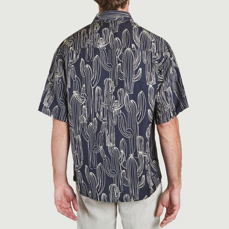 商品No Nationality 07|Hans SS 5034 Blouse Navy Print No Nationality 07,价格¥566,第3张图片详细描述
