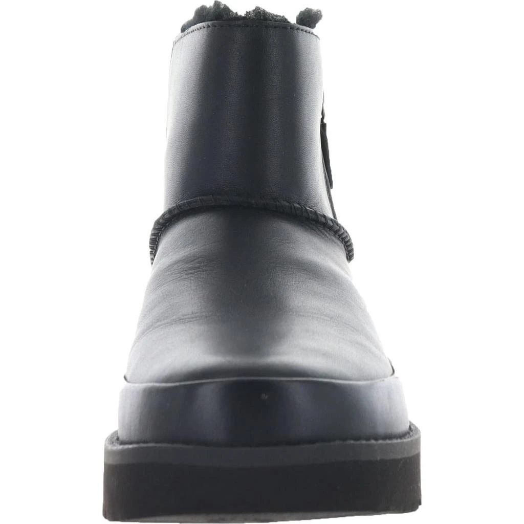 商品UGG|Ugg Womens Classic Zip Mini Leather Faux Fur Casual Boots,价格¥378,第3张图片详细描述