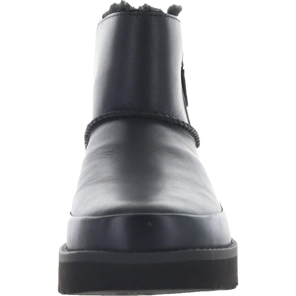 商品UGG|Ugg Womens Classic Zip Mini Leather Faux Fur Casual Boots,价格¥363,第5张图片详细描述