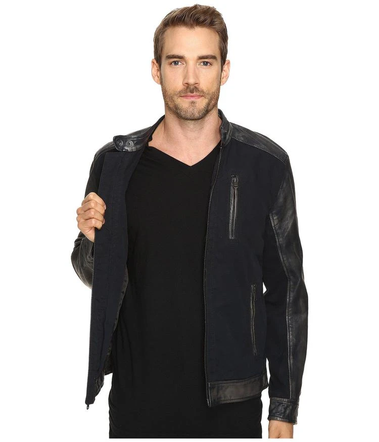商品Lucky Brand|Cotton Leather Jacket,价格¥749,第5张图片详细描述