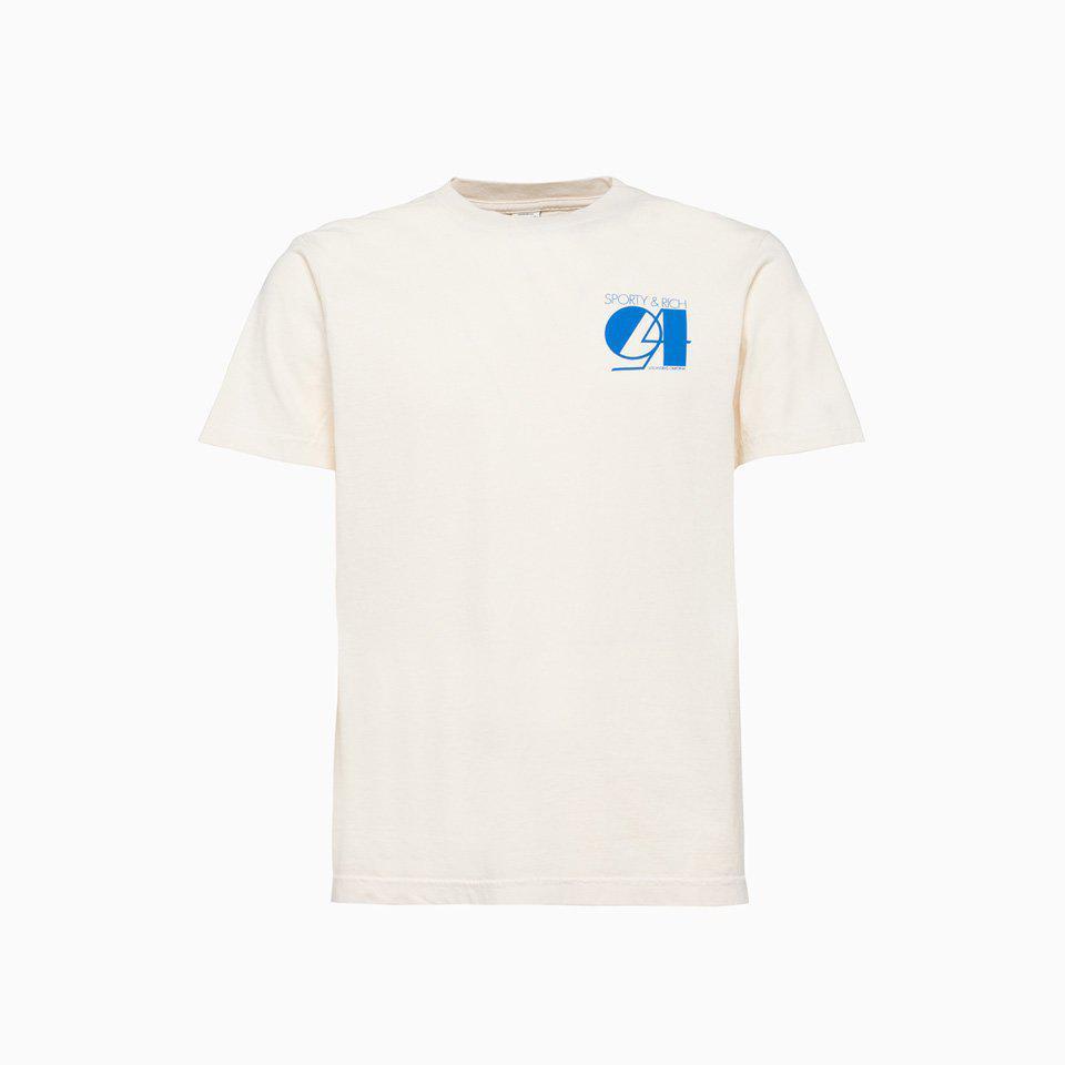 商品Sporty & Rich|Sporty & Rich	Graphic-Print Crewneck T-Shirt,价格¥368,第1张图片