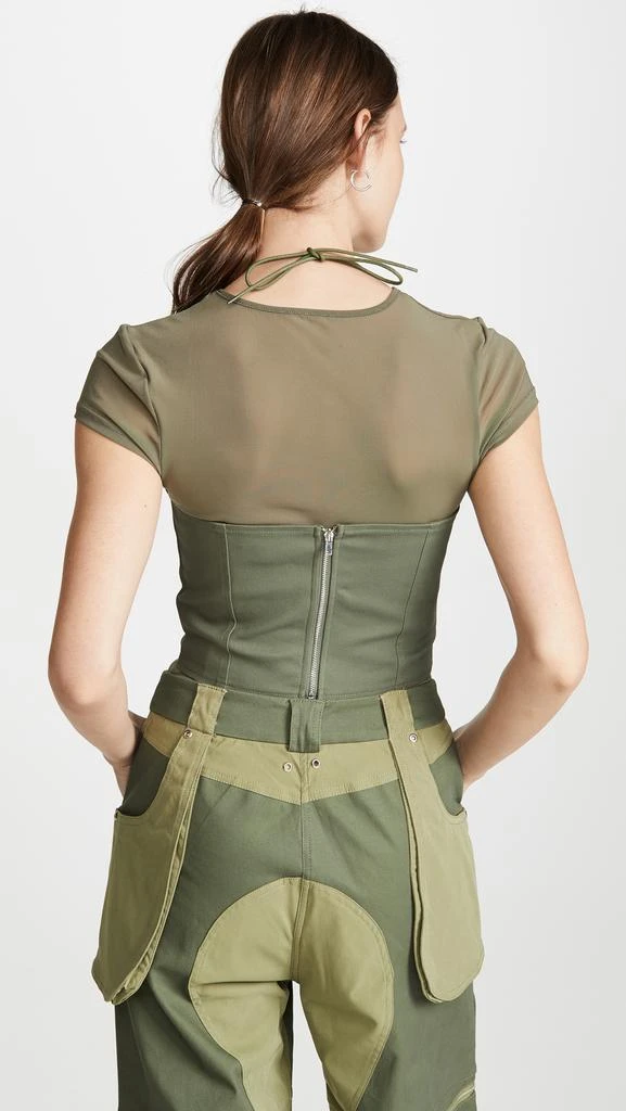 商品I.AM.GIA|I.AM.GIA Eloise Corset with Mesh T-Shirt,价格¥294,第3张图片详细描述