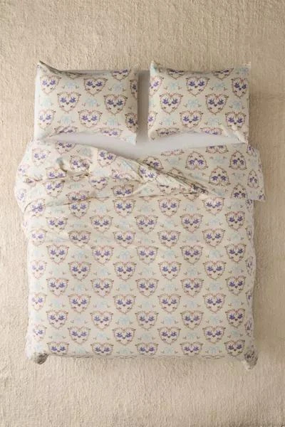 商品Urban Outfitters|Lovebirds Core Duvet Set,价格¥444,第1张图片
