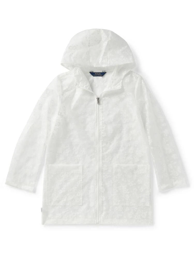 商品Ralph Lauren|Little Girl's & Girl's Floral Transparent Raincoat,价格¥223,第1张图片