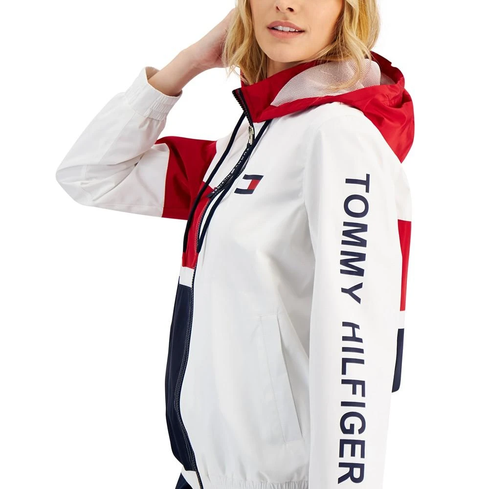 商品Tommy Hilfiger|Women's Colorblocked Windbreaker Jacket,价格¥320,第3张图片详细描述