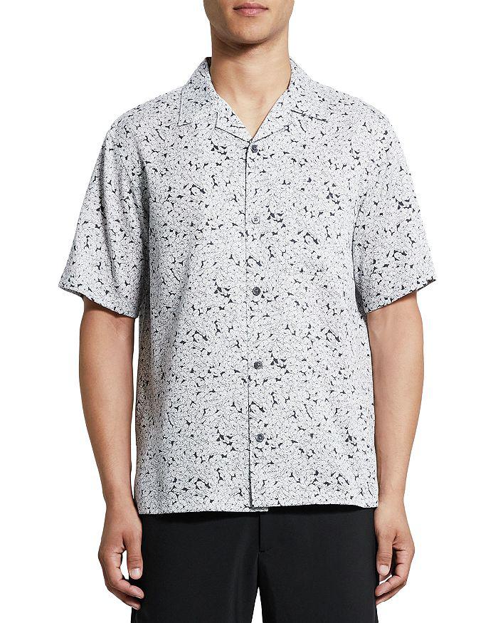 product Theory | Noll Geo Floral Print Button Down Camp Shirt img