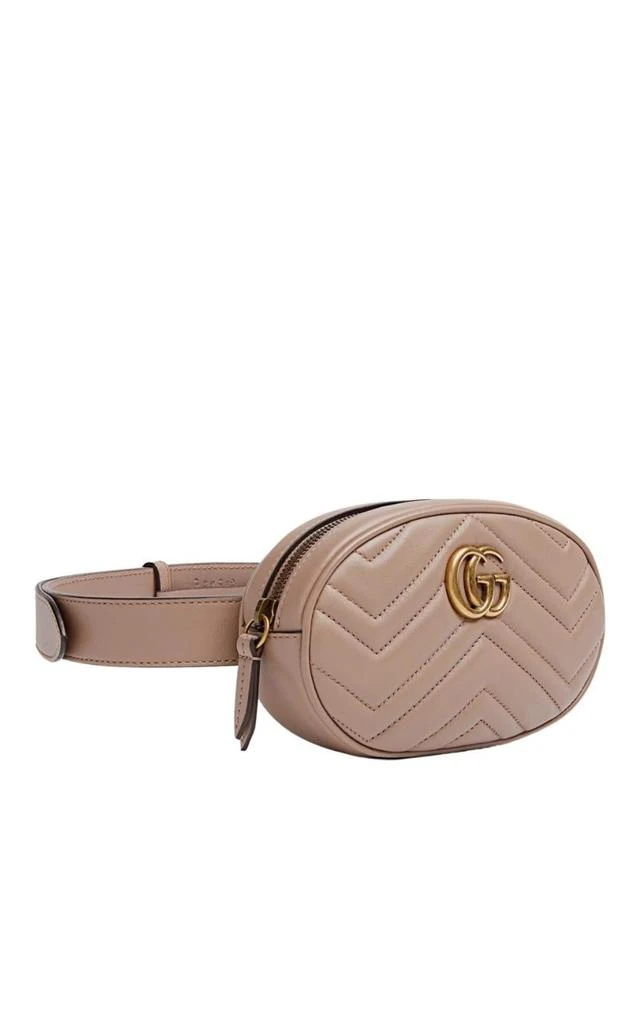 商品Gucci|GG Marmont Matelasse Belt Bag in Beige 85,价格¥12676,第3张图片详细描述