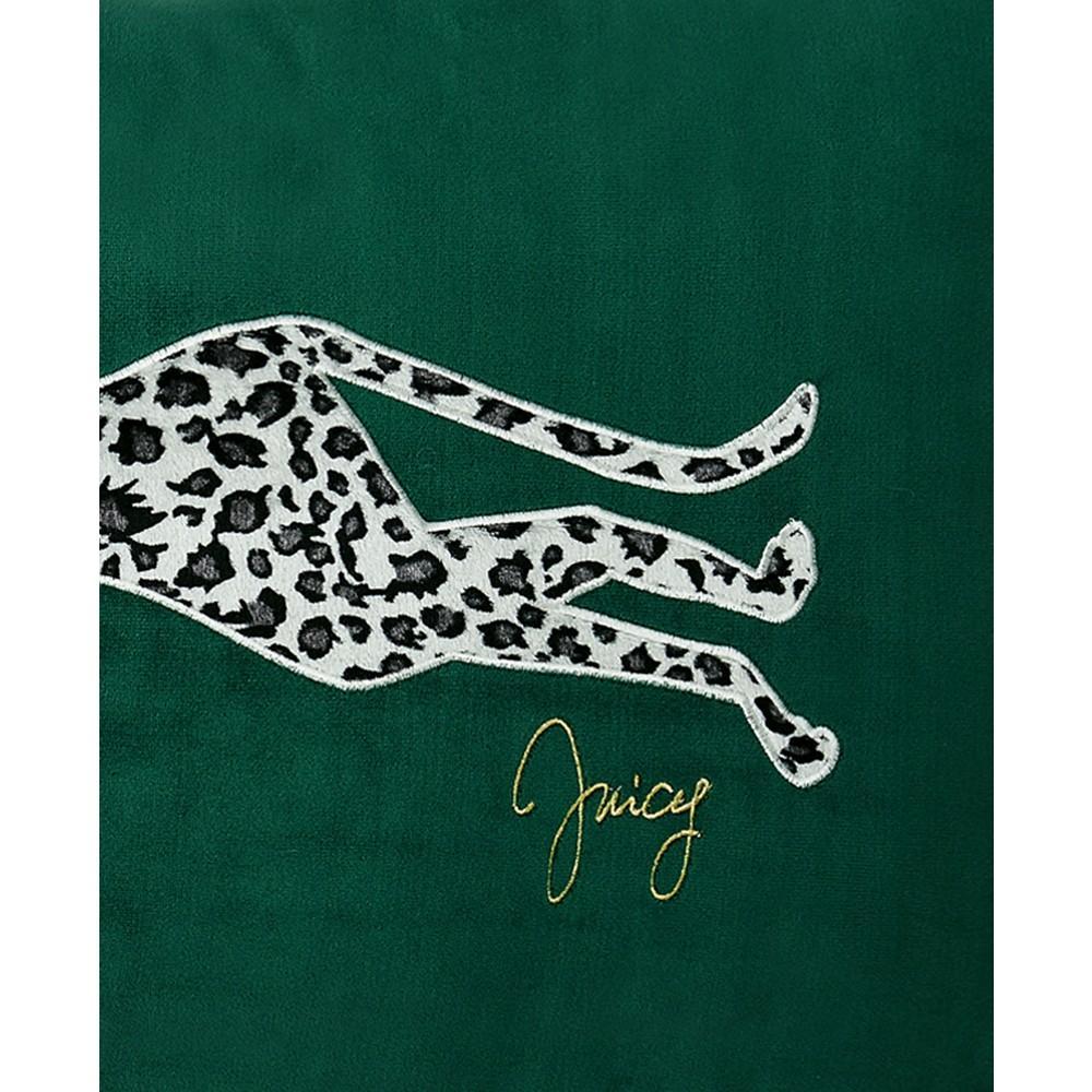商品Juicy Couture|Velvet Cheetah Decorative Pillow, 14" x 24",价格¥116,第7张图片详细描述