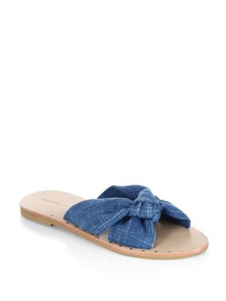 商品Loeffler Randall|Lucia Woven Slides 编织凉鞋,价格¥886,第1张图片