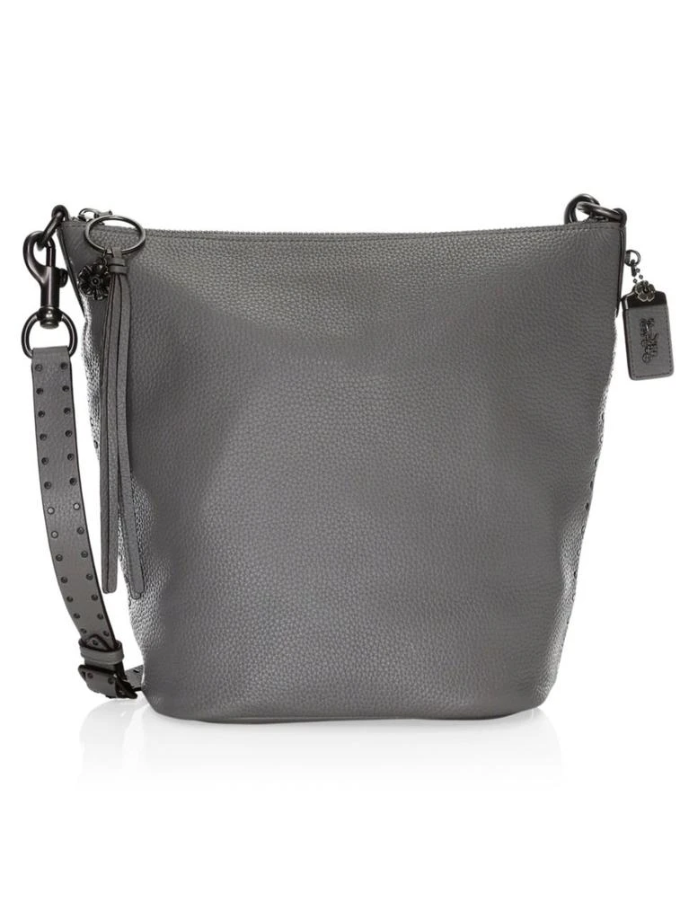 商品Coach|Duffle Rivets Leather Shoulder Bag,价格¥2585,第1张图片