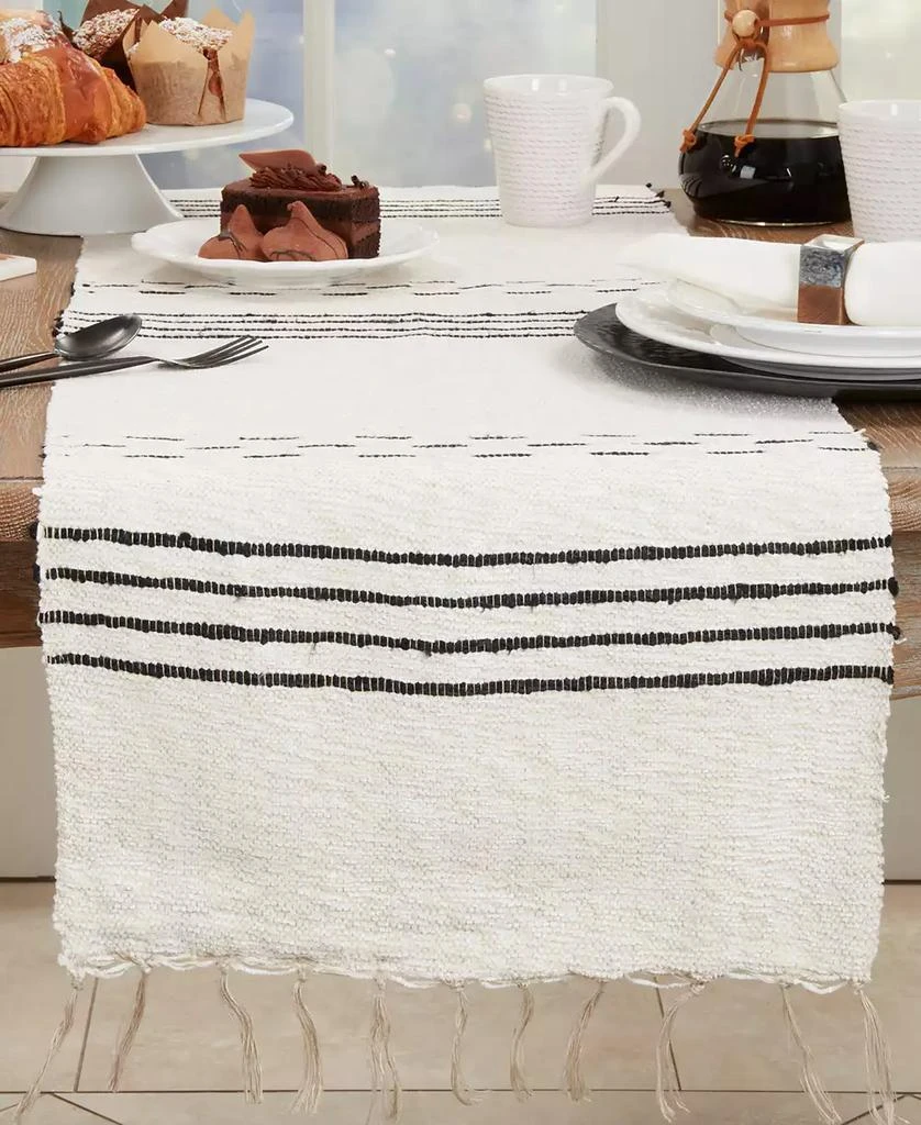 商品Saro Lifestyle|Sleek Striped Table Runner, 16"x72",价格¥838,第3张图片详细描述