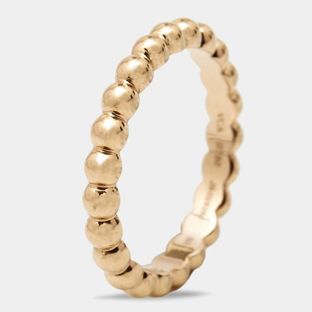 商品[二手商品] Van Cleef & Arpels|Van Cleef & Arpels Perlée Pearls 18k Rose Gold Medium Model Ring Size 50,价格¥8988,第1张图片