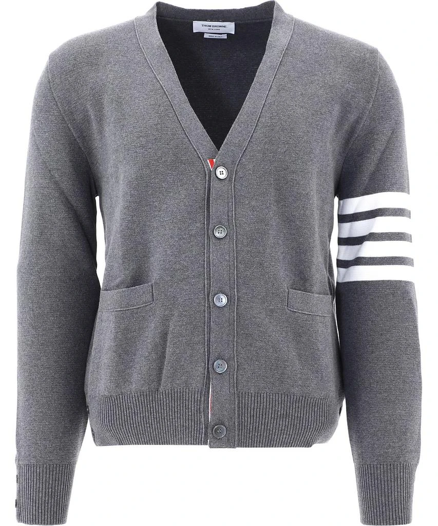 商品Thom Browne|Thom Browne 4-Bar Milano Stitch Cardigan,价格¥6672,第1张图片