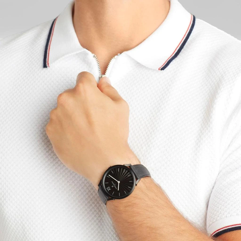 商品Pierre Cardin|Pierre Cardin Quartz Leather Strap Watches,价格¥695,第5张图片详细描述