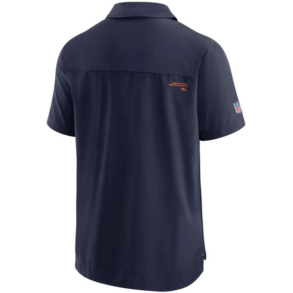 商品NIKE|Men's Navy Denver Broncos Sideline UV Performance Polo Shirt,价格¥585,第5张图片详细描述