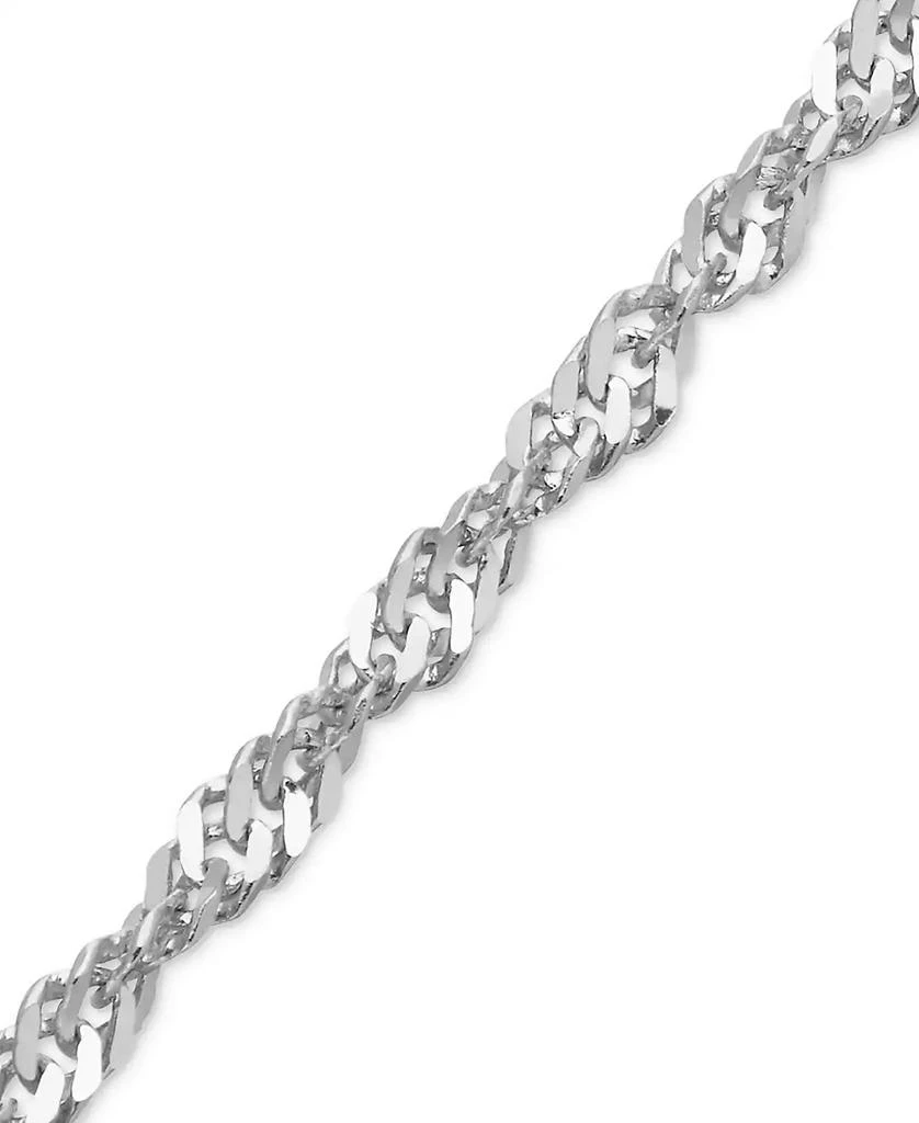 商品Italian Gold|Perfectina 18" Chain Necklace (1-1/3mm) in 14k White Gold,价格¥1496,第2张图片详细描述