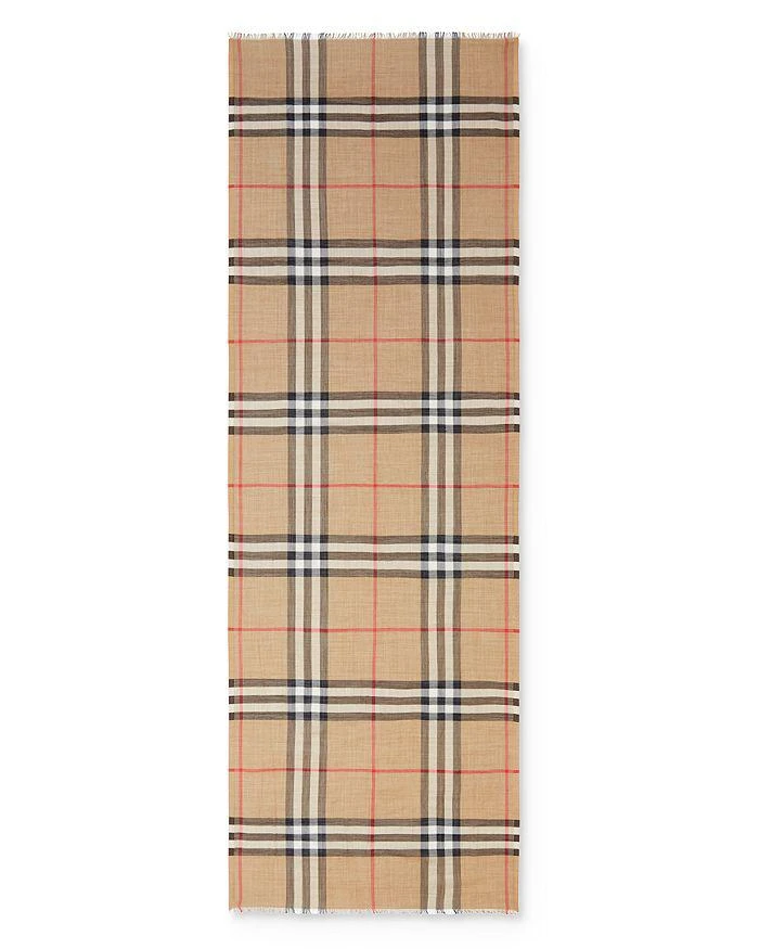 商品Burberry|经典大格纹混羊毛丝巾 丝巾,价格¥3349,第4张图片详细描述