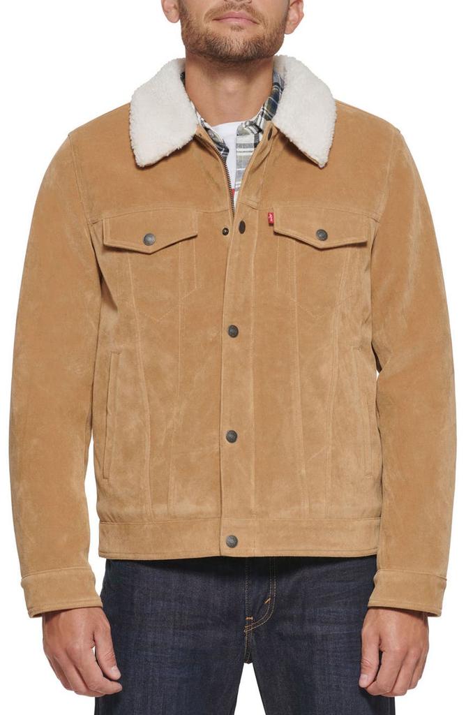 LEVI'S® | Faux Suede & Faux Shearling Lined Trucker Jacket 661.08元 商品图片