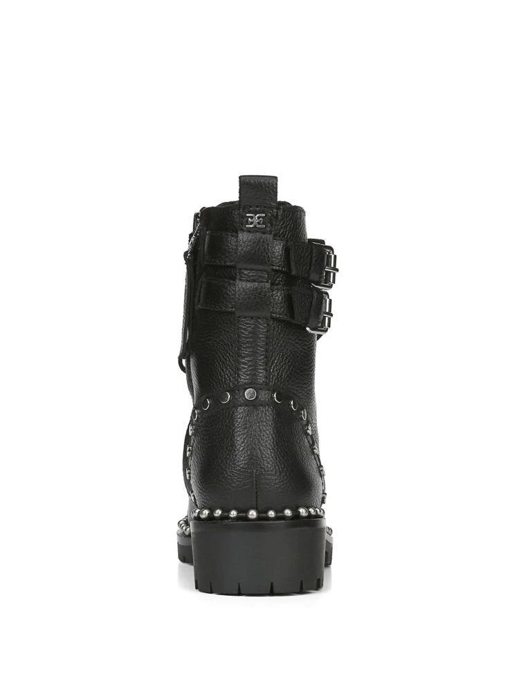 商品Sam Edelman|Artists & Boho Jennifer Leather Combat Boots,价格¥725,第2张图片详细描述