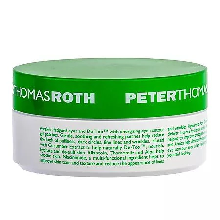 商品Peter Thomas Roth|Peter Thomas Roth Cucumber De-Tox Hydra-Gel Eye Patches (60 ct.),价格¥312,第3张图片详细描述