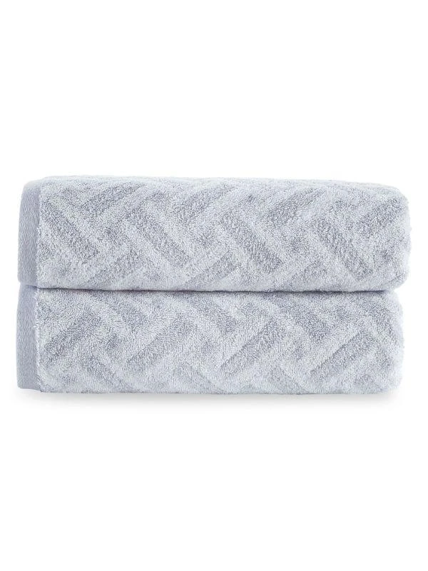 商品Brooks Brothers|2-Piece Turkish Cotton Bath Towel Set,价格¥596,第1张图片