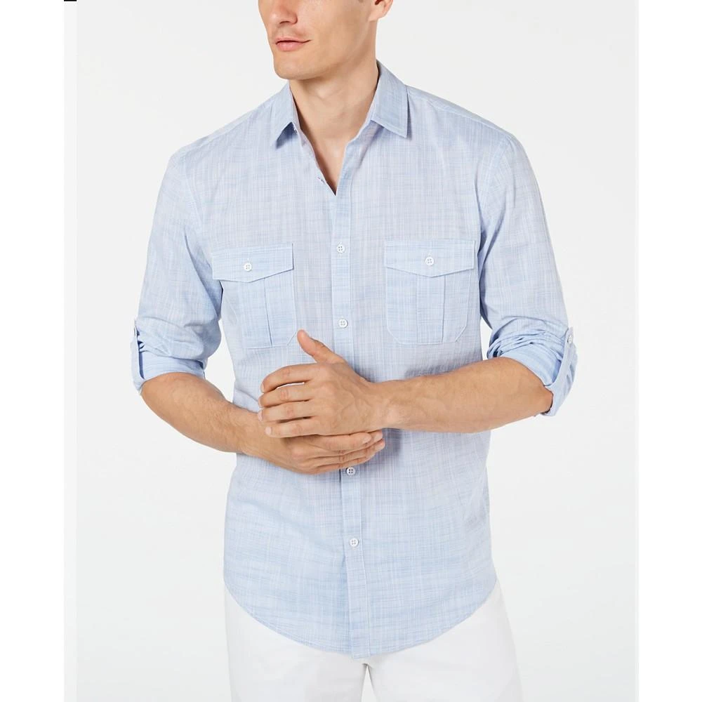 商品Alfani|Men's Warren Long Sleeve Shirt, Created for Macy's,价格¥56,第1张图片