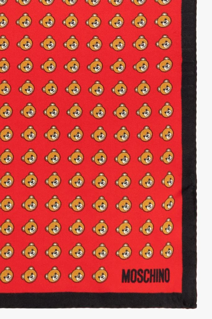 商品Moschino|Moschino Logo Printed Pocket Square,价格¥303,第3张图片详细描述