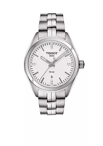 商品Tissot|Womens Quartz Stainless Steel Watch,价格¥3379,第1张图片