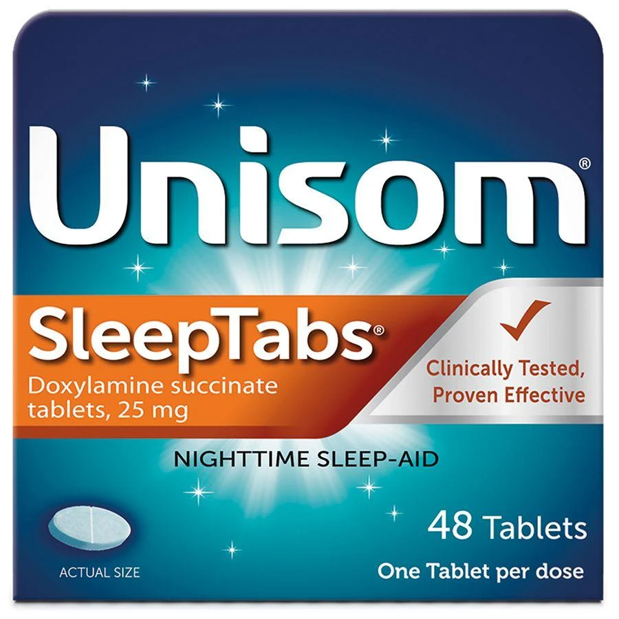 商品Unisom|SleepTabs, Nighttime Sleep-Aid,价格¥142,第1张图片