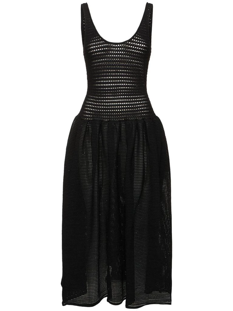 商品Self Portrait|Crochet Knit Midi Dress,价格¥2283,第1张图片
