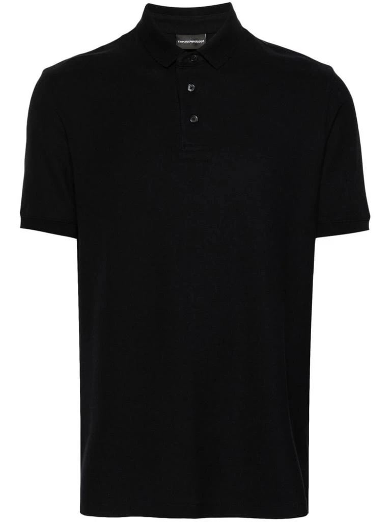 商品Emporio Armani|EMPORIO ARMANI - Logo Cotton Polo Shirt,价格¥392,第1张图片