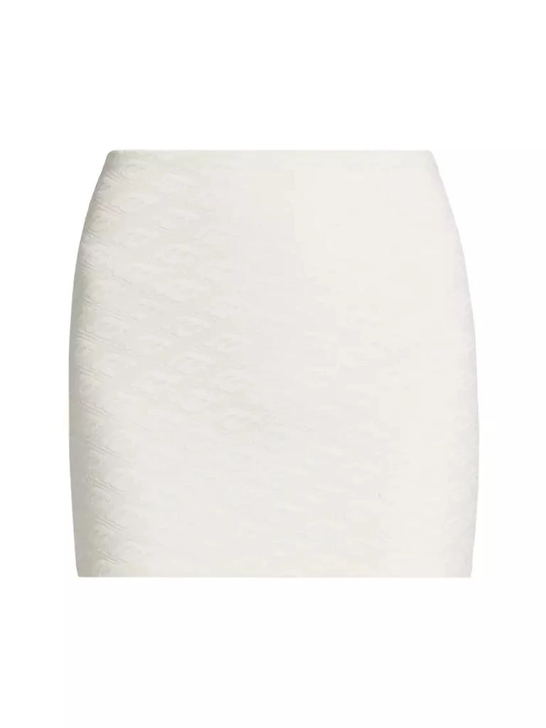 商品Alexander Wang|Monogrammed Jacquard Miniskirt,价格¥731,第1张图片