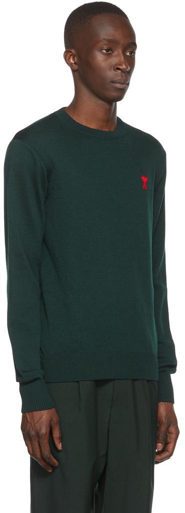 商品AMI|Green Ami de Cœur Sweater,价格¥1900,第4张图片详细描述